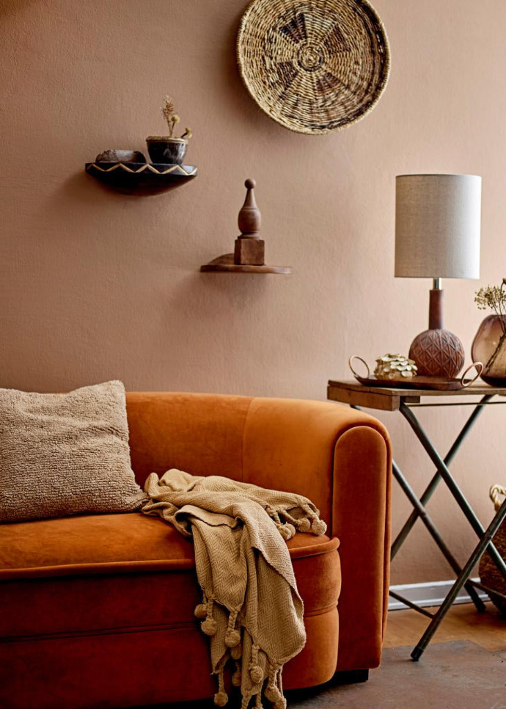 Modernes Sofa orange 2 Sitzer