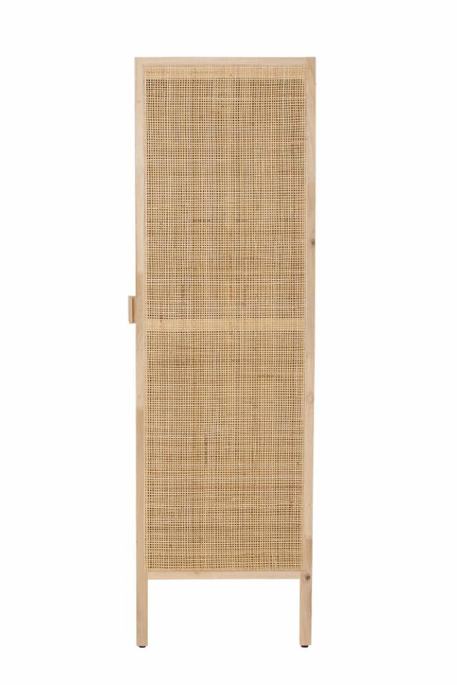 Landhaus Rattan Schrank  Höhe 150  cm, luftig leichtes Design