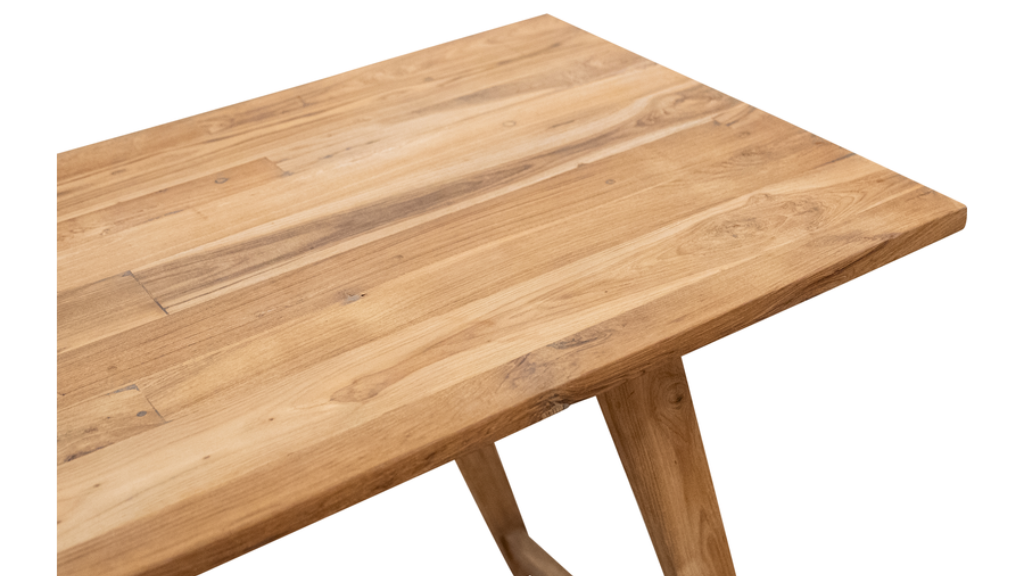Schreibtisch JACK aus recyceltem Teakholz 205x64x76 cm