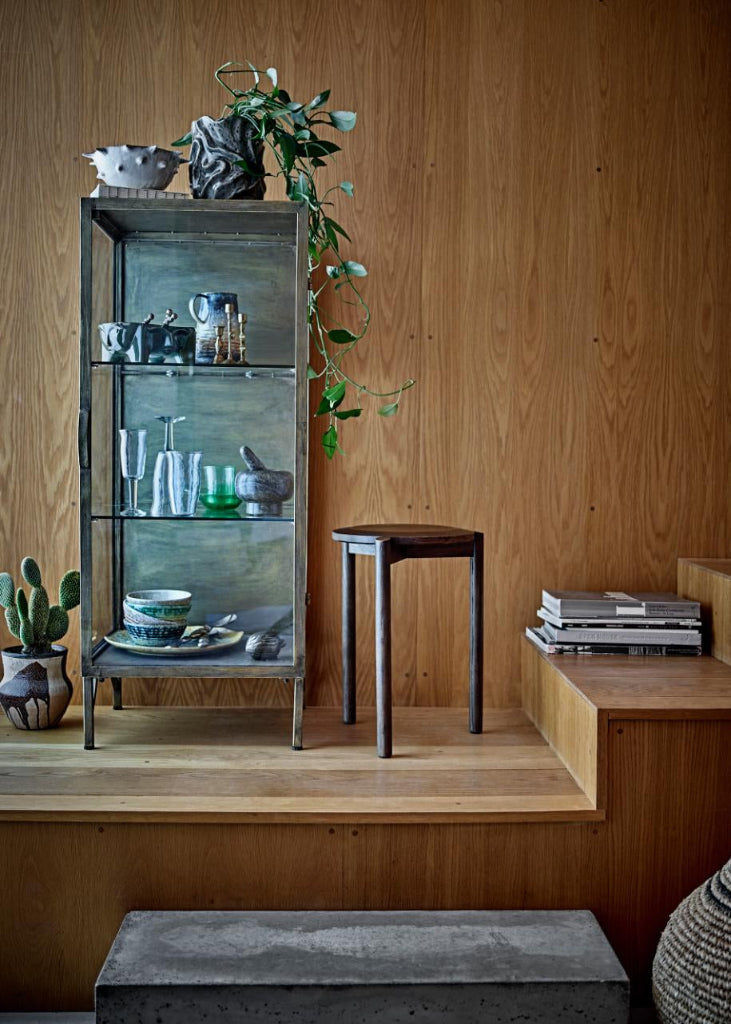 Vintage Vitrine antik Messing