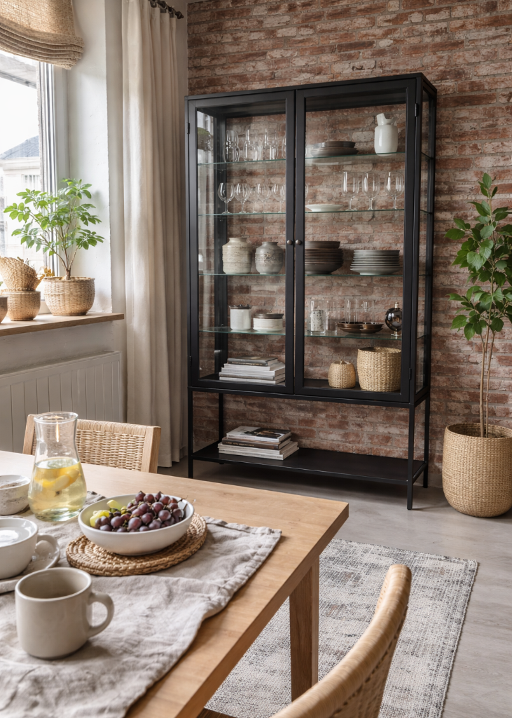 Moderne Vitrine Metall - vintage Landhaus Esszimmer