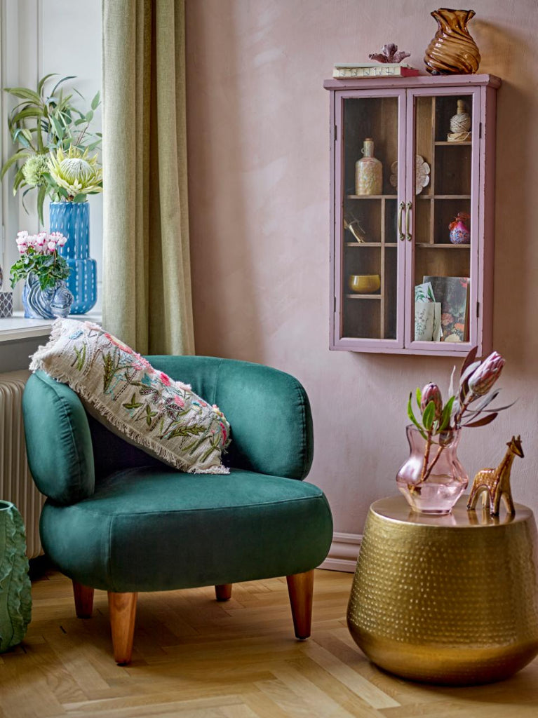 Wandvitrine SAIKA rosa 80cm Landhaus